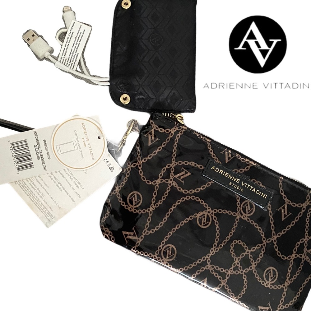 Adrienne Vittadini Charging Wristlet Wallet RFID